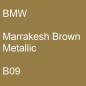 Preview: BMW, Marrakesh Brown Metallic, B09.